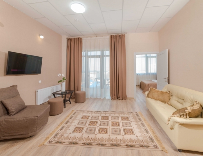 Люкс Корпус Персей, Люкс 2-местный 2-комнатный - Санаторий «Эллада» (Каникулы в Анапе) ФНС