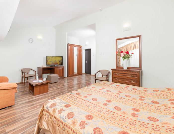 Джуниор сюит 2-местный 1-комнатный с баклконом 4-этаж корпус 3 - Санаторий «Эллада» (Каникулы в Анапе) ФНС