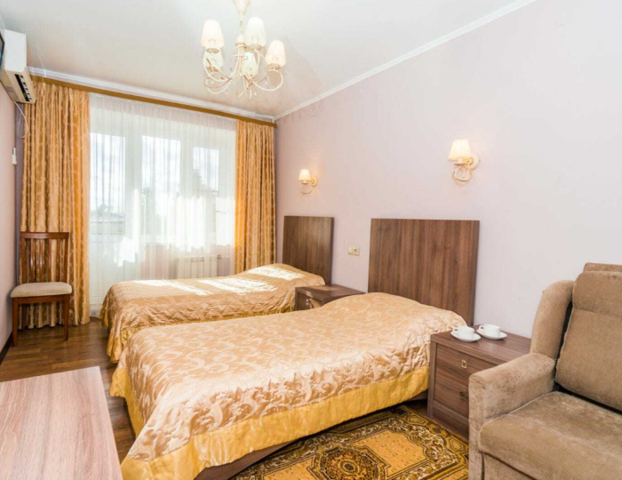 Стандарт 2-местный 1-комнатный с балконом корпус 1 - Санаторий «Эллада» (Каникулы в Анапе) ФНС