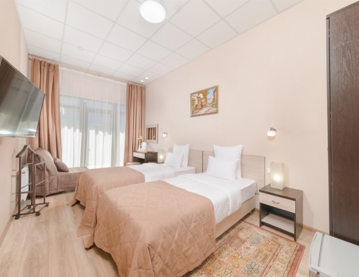 Стандарт Корпус Персей,1-местный 1-комнатный,без балкона - Санаторий «Эллада» (Каникулы в Анапе) ФНС