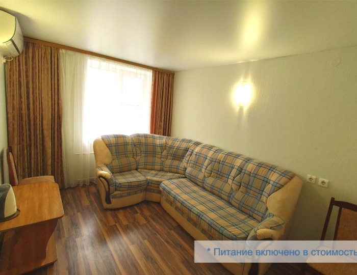 2-местное 2-комн. станд. без балк., корп. 3 - Санаторий «Эллада» (Каникулы в Анапе) ФНС