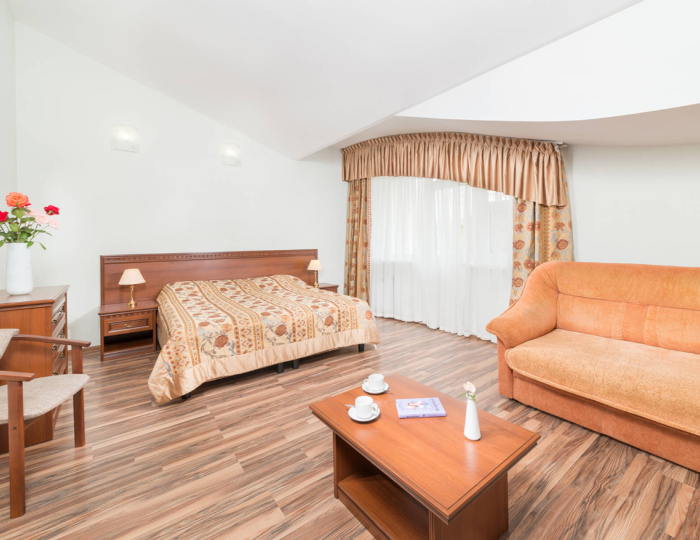 Джуниор сюит 2-местный 1-комнатный с баклконом 4-этаж корпус 3 - Санаторий «Эллада» (Каникулы в Анапе) ФНС