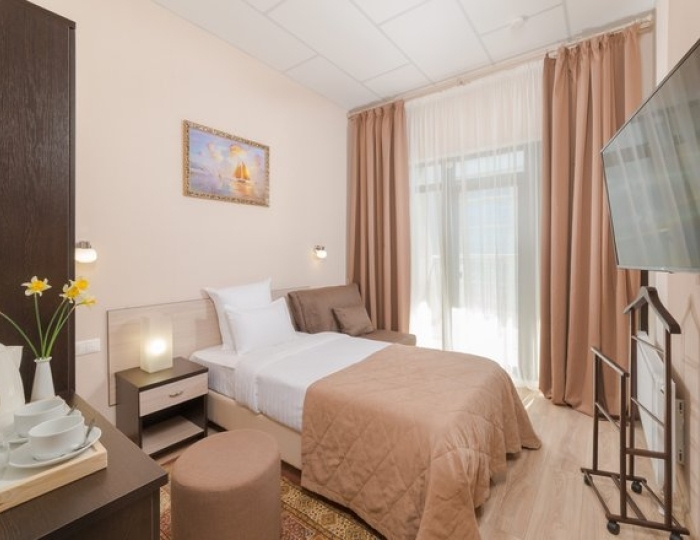 Стандарт Корпус Персей,1-местный 1-комнатный вид на технополис Эра,без балкона - Санаторий «Эллада» (Каникулы в Анапе) ФНС