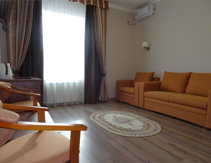 Полулюкс "Полулюкс" двухместный двухкомнатный, корпус №11 - Санаторий «Эллада» (Каникулы в Анапе) ФНС